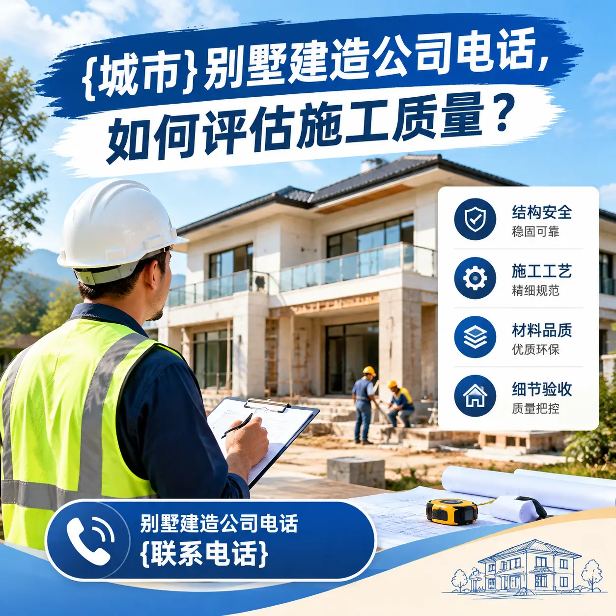 纳雍别墅建造公司电话,如何评估施工质量?