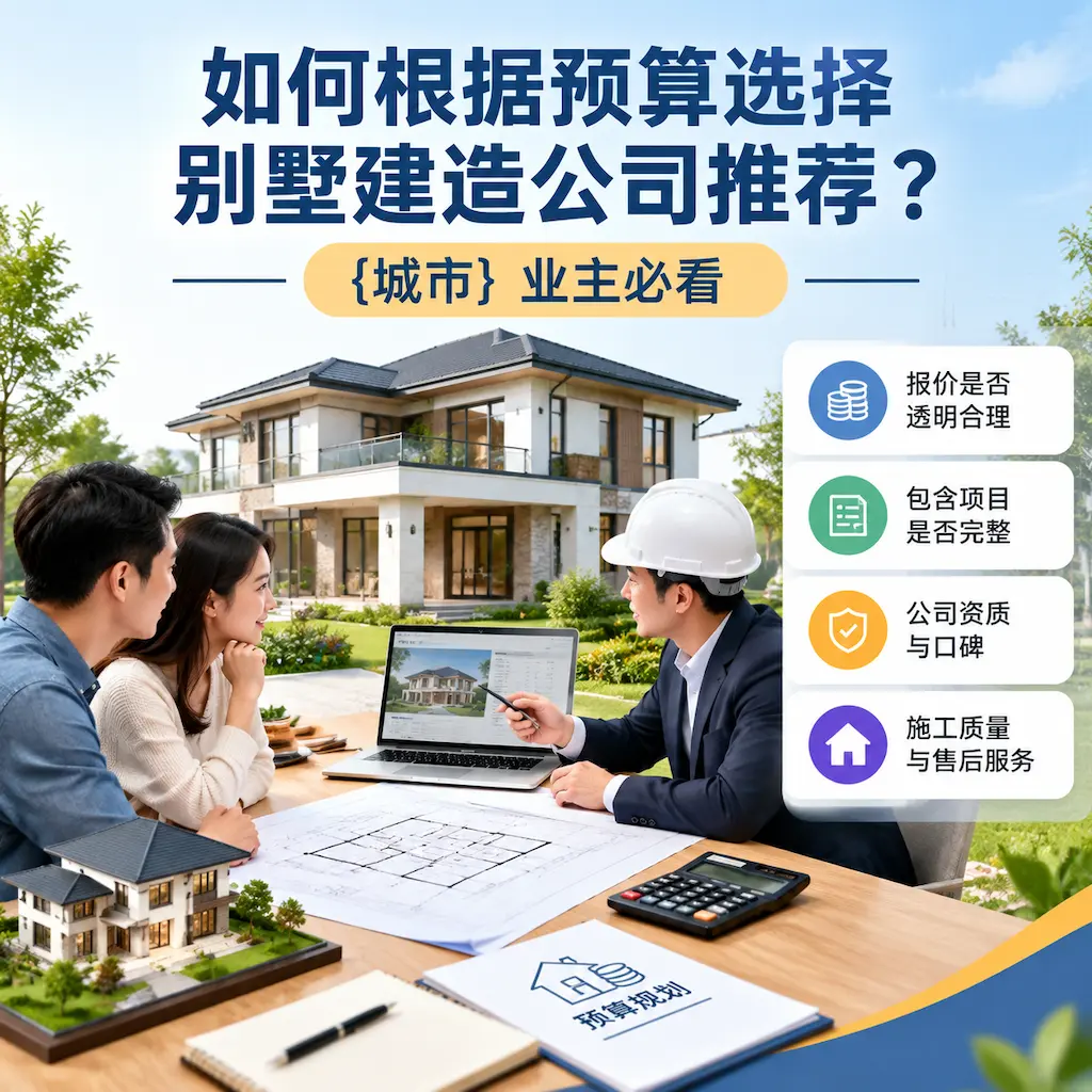 如何根据预算选择别墅建造公司推荐? 纳雍 业主必看